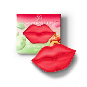 CYN CARE Radiant Lips Kit 2-in-1 Apple Lip Scrub & Peach Lip Balm