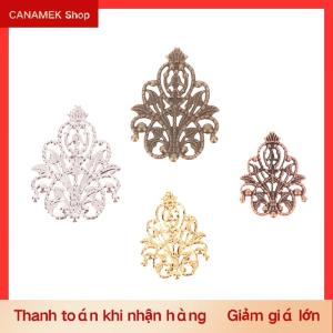 CS 20pcs đồng đồng vàng bạc Đồ Nư kết thúc tốt đẹp Kết nối Hoa Thủ Công kim loại quà tặng trang trí phụ kiện tự làm