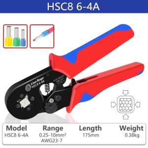 [COD+Manila Stock] Crimping Tool HSC8 6-4A Wire Stripper Crimp Connector Crimper 0.25-10mm Ferrule Pliers / 1250pcs Terminals