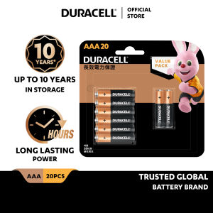 Duracell Alkaline AAA Batteries pack of 20