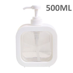 Brightbling 300/500ML Sub-bottling Bottle Pump Bottle Lotion Dispenser Hand Sanitizer Transparent Container Shower Gel