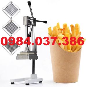 Máy cắt khoai tây chiên KFC dạng con chì inox không gỉ