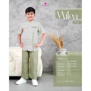 Raunapride Sarimbit Keluarga Terbaru / Milea - Sage / Fashion Lebaran