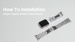 elago Premium Metal Band Compatible with Apple Watch Series 9/8/7/6/SE/5/4 (40/41/44/45/49mm)