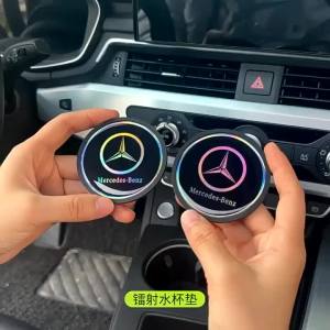 Xe Silicone Nhiều Màu Sắc Phản Quang Nước Coaster Cho Xe Honda City Hr-V Civic Wr-V Brio BR-V Fit Accord Viền Phụ Kiện
