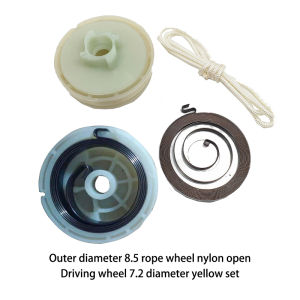 Chinese Gas Saws Chainsaw Easy Starter Recoil Spring Pulley Rope Repair Kit 52cc 58cc 5200 5800