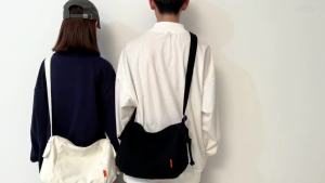Korean Fashion Canvas Ins Japanese Men Sling Bag Crossbody Bag Messenger Bag Hobo Bag for Men㏇X0415