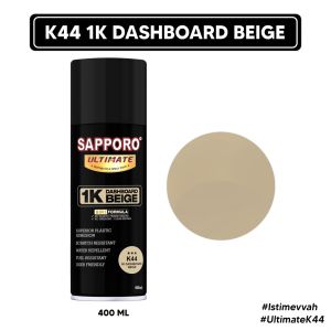 Sapporo Ultimate K44 1K Dashboard Beige / Sapporo Ultimate / Cat Semprot / Cat Aerosol Terbaik / Sapporo Spray / Sapporo
