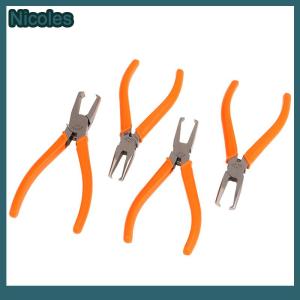 [Nicoles] Plastic Cutting Pliers 90 Degree Double-Edged 4 6 10mm Flush Jaw CR-V Tip Cutter Cutting Electrician Hand Tools For Sprue Burrs