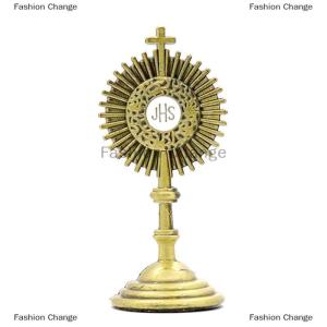 [COD] Fashion Change Catholic Communion Statue Hominum Salvator Home Office Table Decoration Cross Figurine Religion Gift