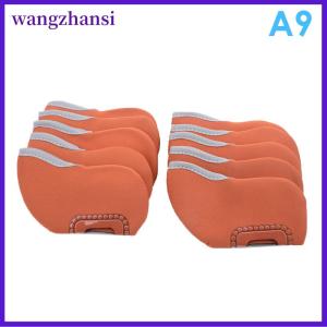 wangzhansi ที่คลุมหัวเหล็กกอล์ฟจำนวน10ชิ้น เซ็ตที่คลุมหัวไม้กอล์ฟเวดจ์