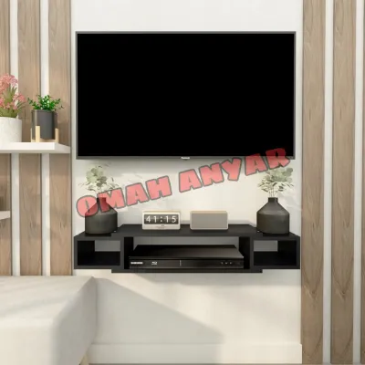 Rak Tv Minimalis Modern Terbaru Gantung Tempel RTV-040