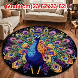 YUNAFIN Soft Pea Carpet Non-slip Special-shaped Pea Mat Durable 60x60cm/100x100cm Blanket for Living Room Tea Table Bedside