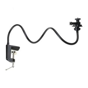 Camera Bracket with Enhanced Desk Jaw Clamp Flexible Gooseneck Stand for Webcam Brio 4K C925e C922x C922 C930e C930 C920
