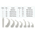 2025Tierarzt Veterinary Laryngoscope Set Flexible Fiber Optical Light Anesthetic Throat Mirror Animal Veterinary Clinic. 