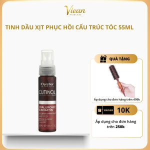 Tinh Dầu Oyster Cutinol Plus 55ml Keratin Hyaluronic - Phục Hồi Dưỡng Ẩm Sâu Mềm Mượt Bóng Khỏe Chuẩn Salon Ý