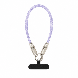 Cables 2-in-1 Lanyard & Charging Cable for iPhone Android 3A 60W Fast Charging USB-C to C/Lightning 480Mbps Data Sync Portable Braided Phone Cord for Travel