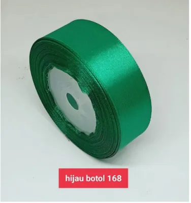 KOREAN PITA SATIN IMPORT SEDANG LEBAR 2.5CM PREMIUM PER 1 METER PITA KADO GIFT BOUQUET BUNGA BUKET