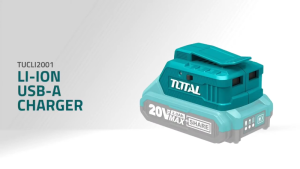 TOTAL 20v Li-ion USB-A Charger (TUCLI2001)