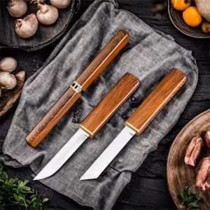 2-in-1 Double Straight Knife Utility Sharp Pocket Knives Portable Cutting Tools Fishing Knife Mini Fruit Knife