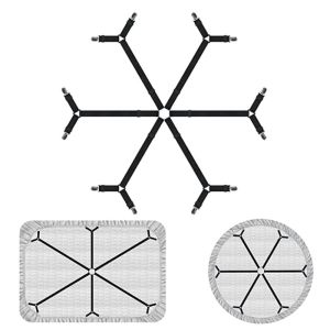 Elastic Bed Sheet Clip Holder Fastener Grippers Clips Triangle Bed Sheet Straps Adjustable