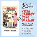 Banner Spanduk TOKO BAJU / FASHION / OLSHOP / TOKO PAKAIAN - BISA DI EDIT. 