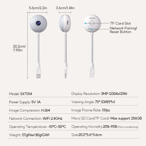 Xiaomi Smart IP Camera Standard Edition 2K HD Infrared Night Vision CCTV Voice Intercom AI Alarm Magnetic Base Home WiFi Videcam