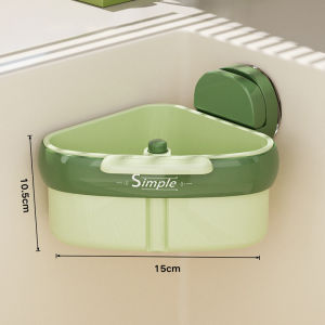 Triangular Plastic Sink Strainer Basket Kitchen Sink Garbage Filter Dry Wet Separation Hook Drain Rack Detachable