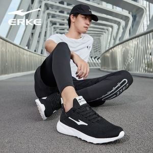ERKE Mens Breathable Mesh Sneakers - Autumn Lightweight Running Commuting Casual Shoes