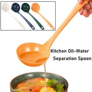 2 In 1 Long Handle Soup Spoon Colander Strainer Spoons With Filter Dinnerware Kitchen Tools
