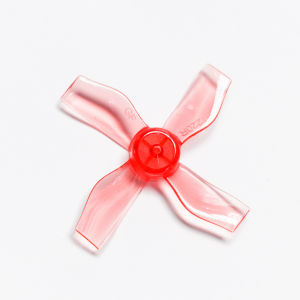 4Pairs 8pcs 0.8mm 4-Blade Gemfan 1220 Propeller RC Drone Airplane Parts Red Hollow Cup Brushless Motor CCW/CW