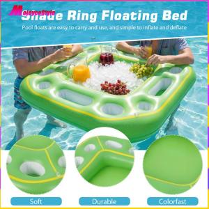 Inflatable Card Game Table Inflatable Pool Party Tray Float for Summer Party