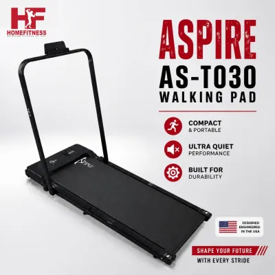 Aspire T030 Walking Pad Treadmill (With handrail Ipad holder Remote control 2-level Manual incline )