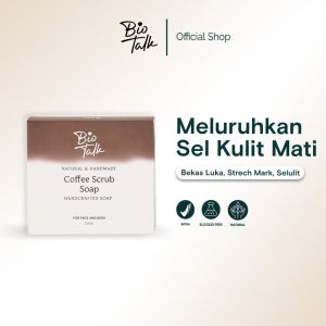 BioTalk Sabun Natural Herbal | Coffee Scrub | Kulit Normal | 120 gram