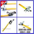 Kunci Stir Mobil Anti Maling Model T CH830 Bahan Full Besi Lapis Karet Kuat Pengaman Setir MSV. 