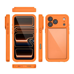 [JLK] Summer Outdoor Underwater Sports 5M Swim/Dive Waterproof Shockproof Phone Case 360 Full Protective Cover for iPhone 17 Pro Max Air