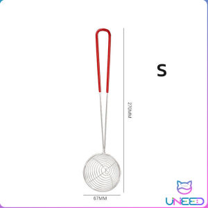 Need. Stainless Steel Strainer Filter Kitchen Colander with Red Handle for Kitchen Food