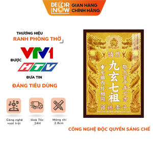 Bài Vị Cửu Huyền Thất Tổ DECORNOW DCN-TC379