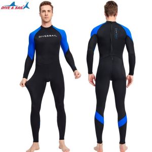 UPF50+Full Body Rash Guard Dive Skins Wetsuit Swimsuit Sun UV Protection Long Sleeve One Piece Swimming Snorkeling Body Suit