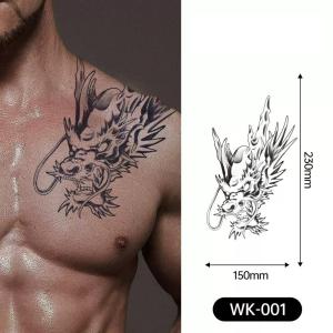 MAGIC TATTOO รอยสักผีเสื้อ กันน้ำ กันรอย ติดทน15วัน ติดหน้าอก หน้าท้อง เอว เซ็กซี่ เหมือนจริง ผู้ชายผู้หญิง รอยสักปลอม แทททู