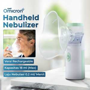 COD TaffOmicron Alat Terapi Uap Bantu Pernafasan Asma Inhalasi Nebulizer Anak Dan Dewasa sesak napas