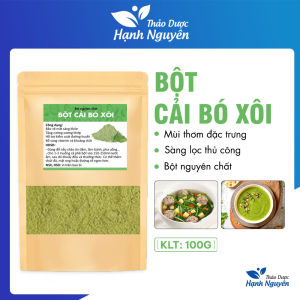 Bột cải bó xôi 100g nguyên chất sấy lạnh bổ sung chất xơ ổn định đường huyết tốt cho sức khỏe