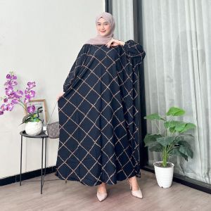 Kaftan Dayli Premium Rayon Super Jumbo Busui Dress Nyaman Panjang Tebal