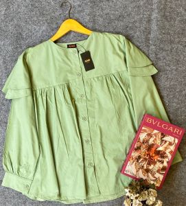 Aidi - Kemeja Katun Wanita Oversize - Atasan Wanita Jumbo - Kemeja Polos Wanita Style Korea - Baju Lengan Panjang Wanita - Blouse Import Wanita Terbaru