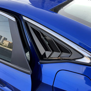 For 11th Honda Civic FE 2022 2023 Accessories Car windowTrim /Rear Triangle window decoration Cover Body Exterior Modification Parts ，ABS Carbon Fiber