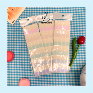 [SẴN] MIẾNG DÁN ĐÁNH DẤU NOTE PET TRONG SUỐT  CÓ KEO DÍNH TIỆN LỢI TRONG HỌC TẬP LÀM VIỆC GÓI HÀNG