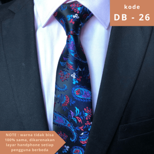 Promo Long Tie Dasi Batik Mewah Quality Uk Slim 8cm Free Gift Box