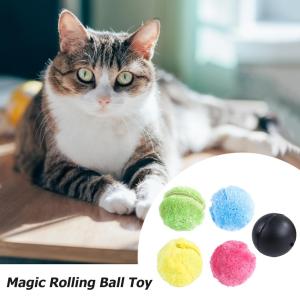 【New Arrival】 Wireless Automatic Pet Toy Balls 5pcs for Dogs and Cats Battery-Operated Indoor Fun