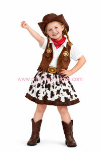 READY STOCK Cosplay Cowgirl Cowboy Costume America Wild Wild West Movie Character Story Book Character Caton Costume