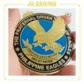 【Customer favorite】 JD Bendable Motor Eagles Emblem Motorcycle Car Colorfast Badge The Fraternal Order of Eagles Emblem Eagles Logo KUYA Emblem. 